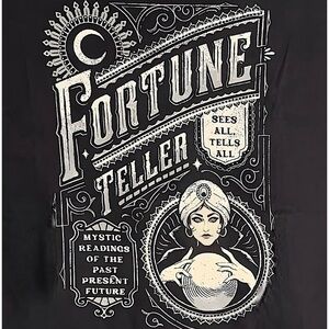 TORRID‎ Fortune Teller Classic Fit Heritage Jersey Crew Tee NWT